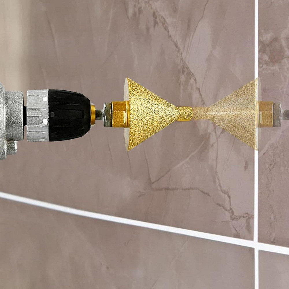 Алмазна конусна фреза 9-38мм для кераміки та граніту Київ - фото 4