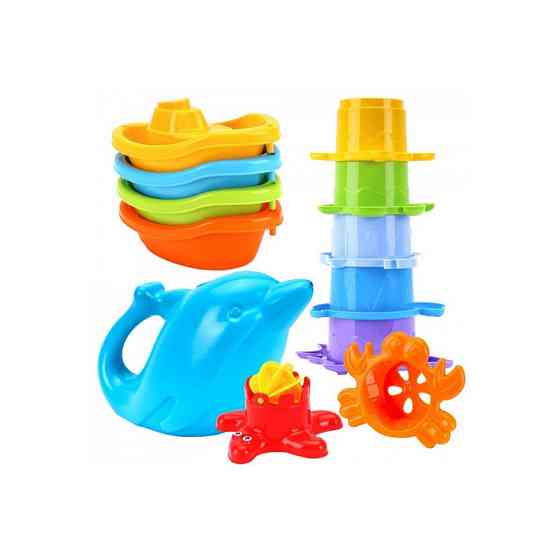 Дитячий набір іграшок для ванної 7679TXK 12 предметів у комплекті Вінниця