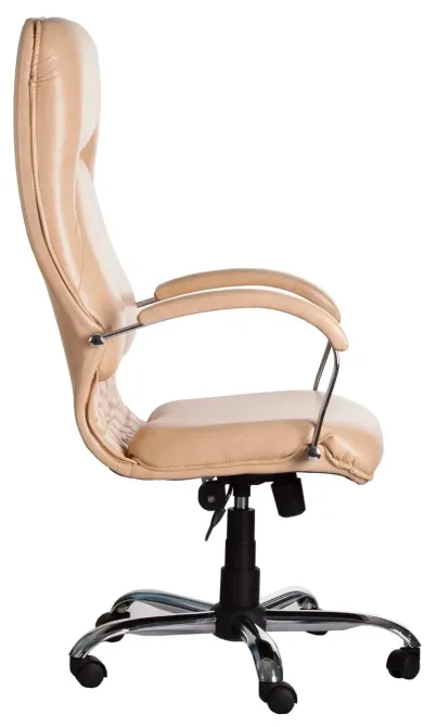 Офисное Кресло Руководителя Richman Nicosia Titan Vanilla Хром М3 MultiBlock Бежевый Днепр - изображение 6