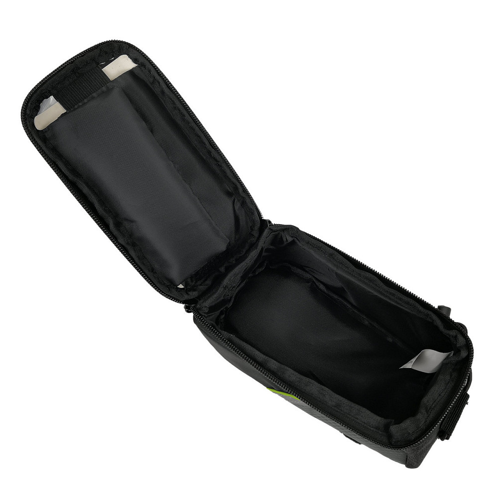 Велосипедна сумка для смартфона на раму ROSWHEEL чорно-сіра Бровари - фото 2