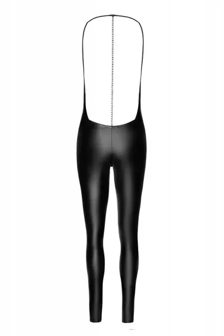 Комбінезон Noir Handmade F306 Mirage catsuit with jewelry rhinestone chain adorning the back - XL Львов - изображение 6