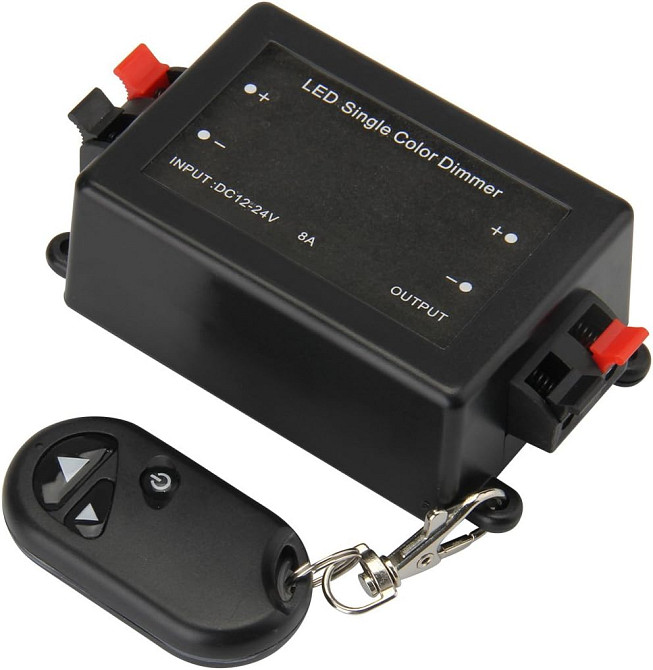 Контролер-димер для одноколірної світлодіодної стрічки DC 12-24V Луцьк - фото 1