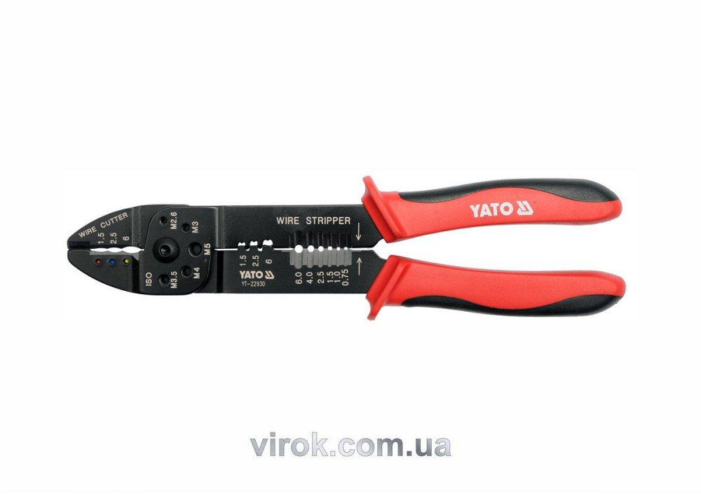 Знімач ізоляції YATO, L=240 мм, Ø=1.5-6.0 мм [12/48] Одесса - изображение 1