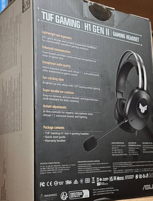 Игровые наушники ASUS TUF Gaming H1 Gen II Харьков - изображение 2