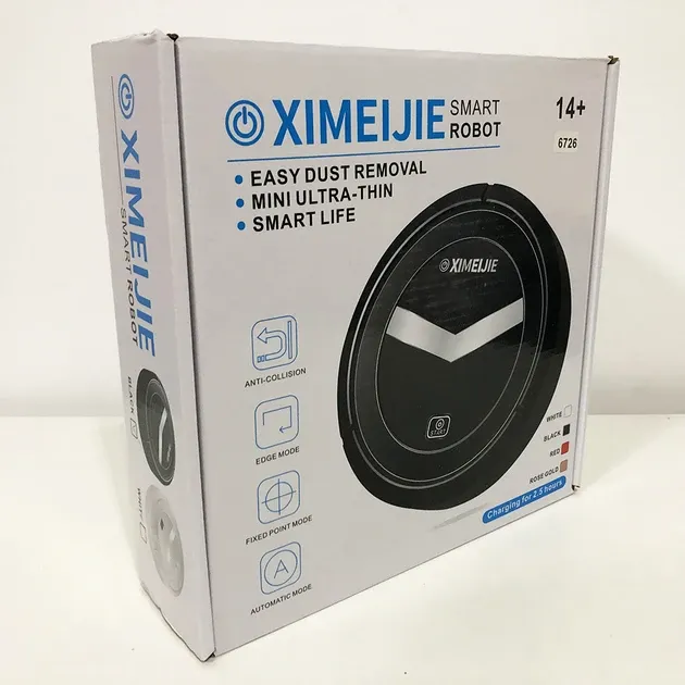 Робот-пилосос XIMEI MOP 6726 з вологим прибиранням, датчиками перешкод та режимами автоочищення Одеса - фото 3