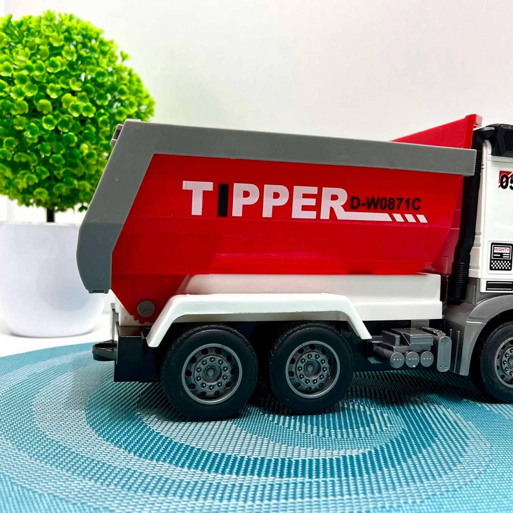 Машинка самоскид на радіокеруванні акумулятор підсвічування рухомі деталі Червона (YJ-114-2-116-1) Чернігів - фото 7