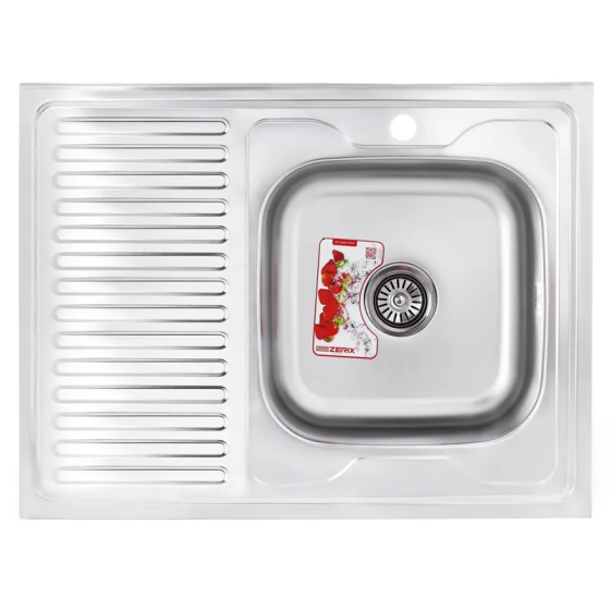 Кухонна мийка Zerix Z8060R-06-160MD з мікродекором (ZS0608) Харків