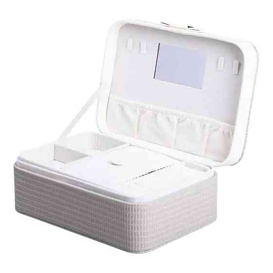 Yiwu Скринька для прикрас із еко шкіри 24.5×17×10 органайзер для ювелірних виробів HP-5-38 Коломыя