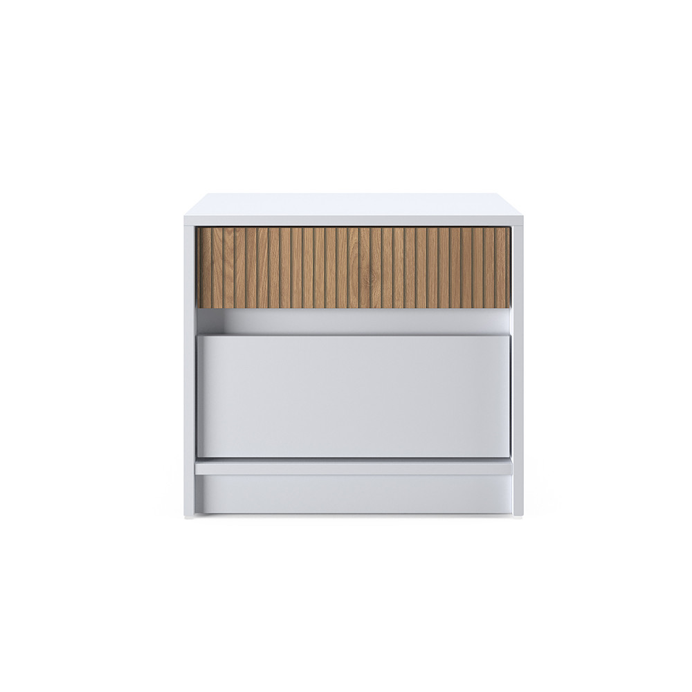 Тумба прикроватная Эверест Стайл 500 50,2х39х44,2 см Нимфея Альба (белый)/Канелла (DTM-073575) Днепр - изображение 2