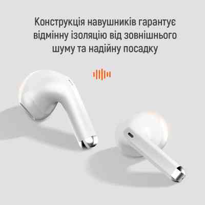 Наушники ColorWay Slim TWS-2 Earbuds White (CW-TWS2WT) Винница