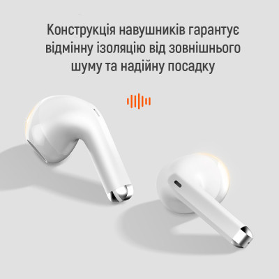 Наушники ColorWay Slim TWS-2 Earbuds White (CW-TWS2WT) Винница - изображение 4