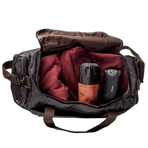 Дорожня сумка текстильна Vintage 20136 Чорна Київ