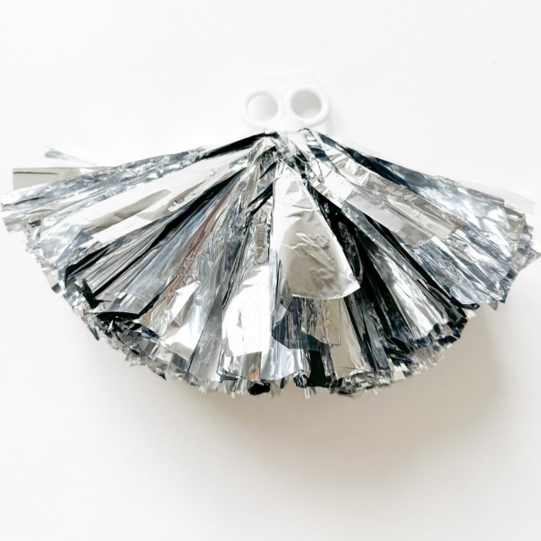 Помпони для чорнидингу срібло 1 шт. Київ - фото 1