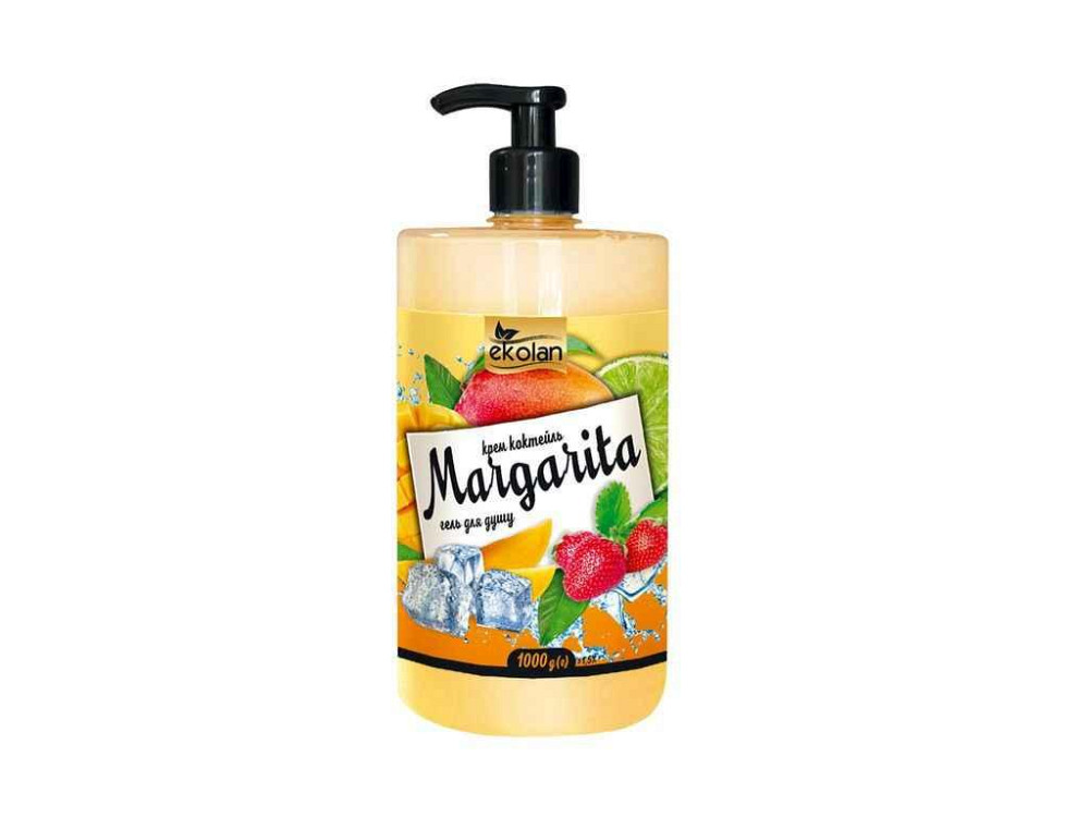 Гель-крем для душа 1л коктейль Margarita ТМ EKOLAN Киев - изображение 1