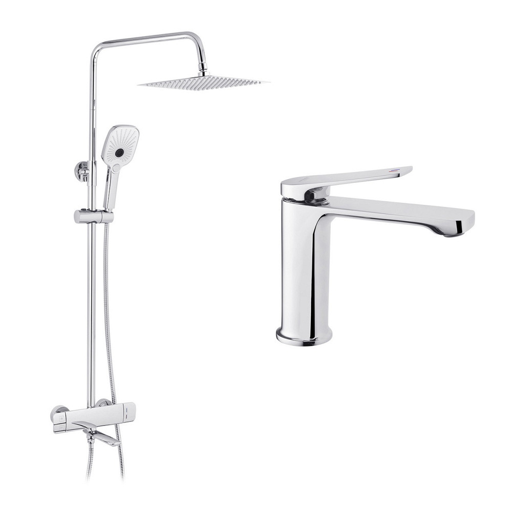 Набор 2 в 1 душевая система Kroner Makon-C063 + смеситель Makon-C010 Киев - изображение 1