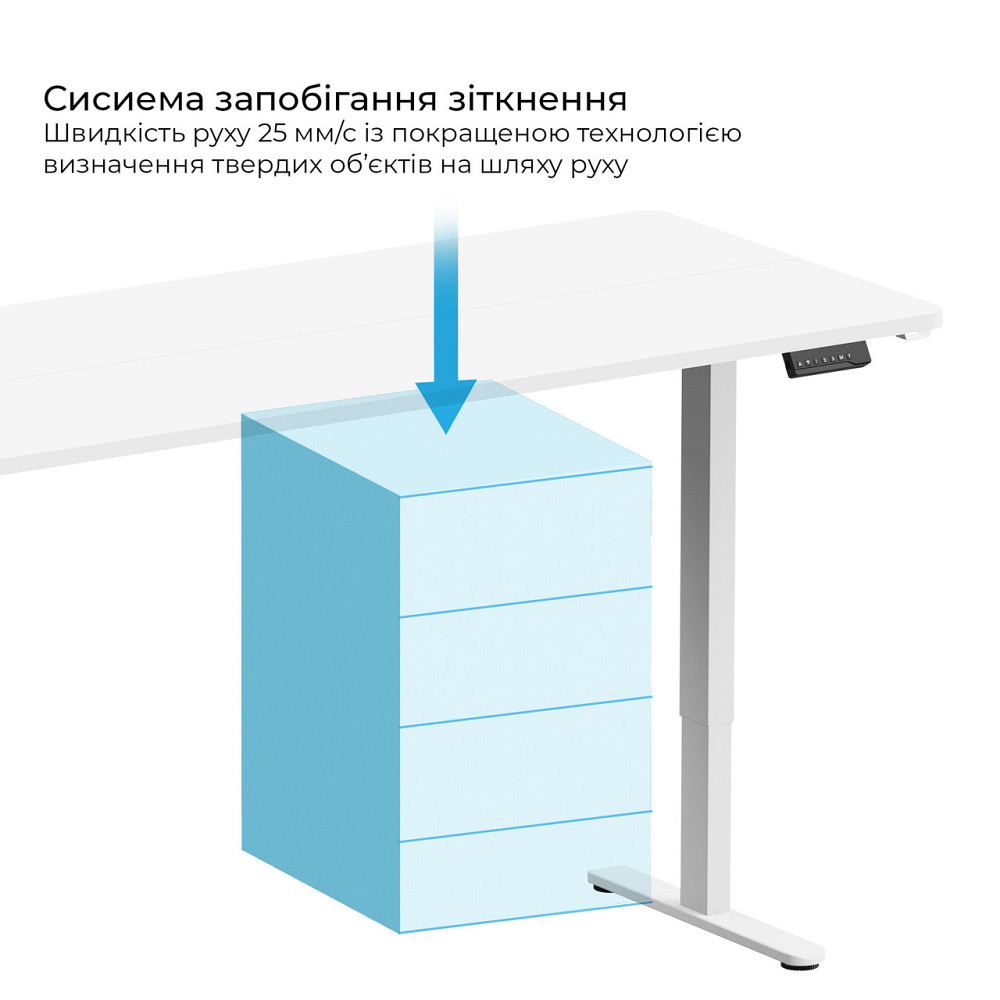 Комп'ютерний стіл OfficePro ODE1880W ( 25476 ) Харків - фото 9