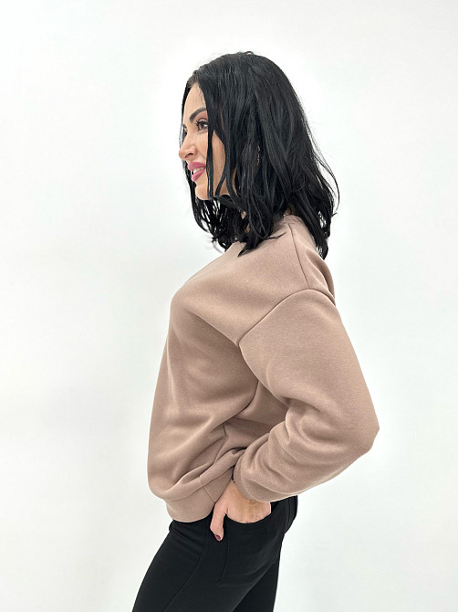 Базовый однотонный свитшот 