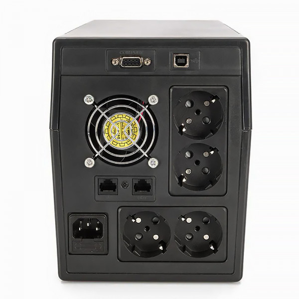 ДБЖ Digitus Line-Interactive, 1500VA/900W, LCD, 4xSchuko, RJ45, RS232, USB (DN-170075) Киев - изображение 2