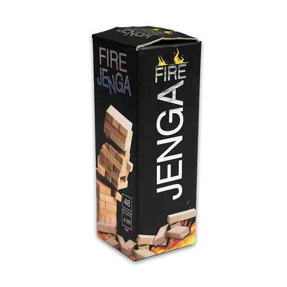 Настільна гра "Fire Jenga" 30848 українською мовою 48 брусків Вінниця