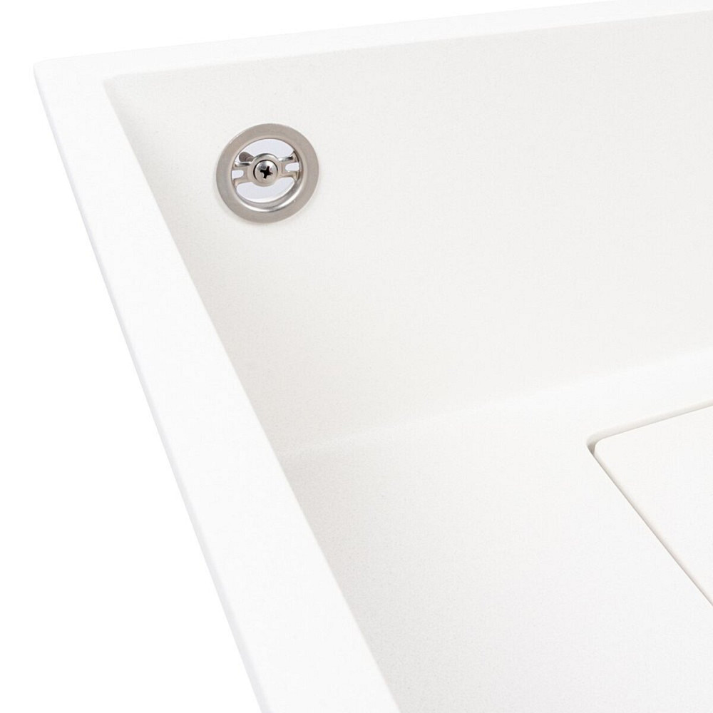 VALESO Кухонна гранітна мийка 5444 AMELI VALESO білосніжна Коломия - фото 2