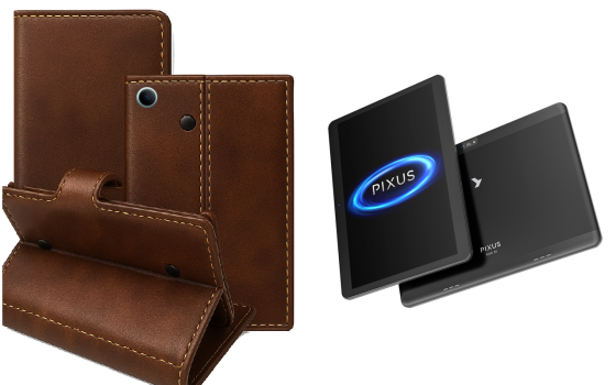 Книжка-трансформер для планшета Pixus Ride 3G 9.6, Ride 4G Pro 9.6, колір Black Buno-Red Київ