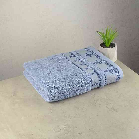 Махровий рушник GM Textile 50х90см Azi 500г/м2 (Блакитний) Суми