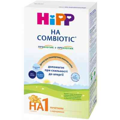 Детская смесь HiPP 1 Гипоаллергенная HA Combiotic начальная 350 г (9062300137658) Винница