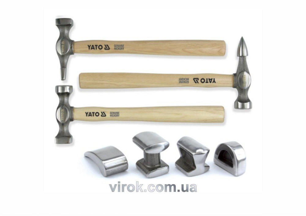 Молотки рихтувальні YATO, 4,9кг, набір 7 шт. [4] Одеса - фото 1