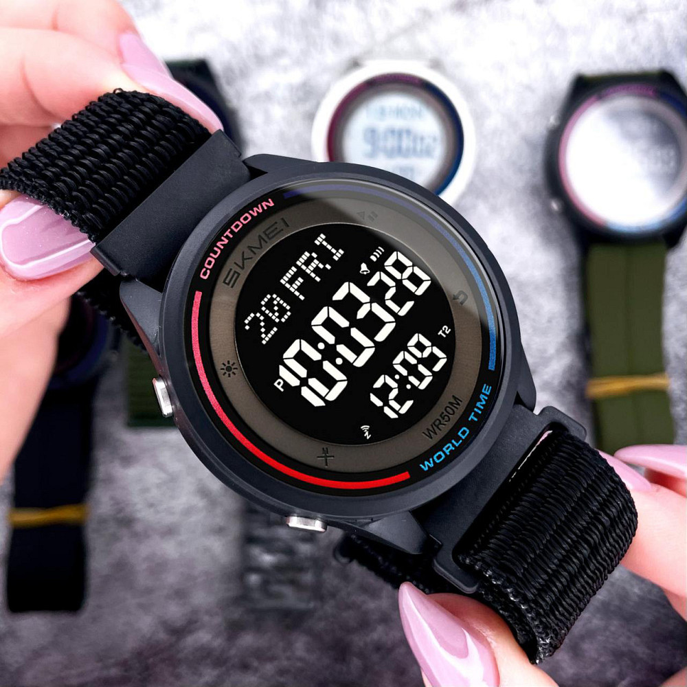 Skmei 2412NAG Army Green Nylon Киев - изображение 3