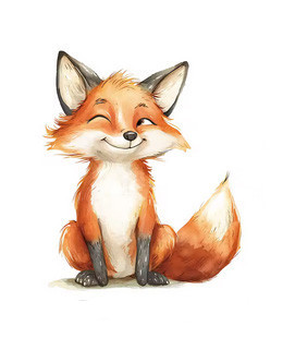 Термонаклейка на одяг Лис хитрий Київ - фото 1