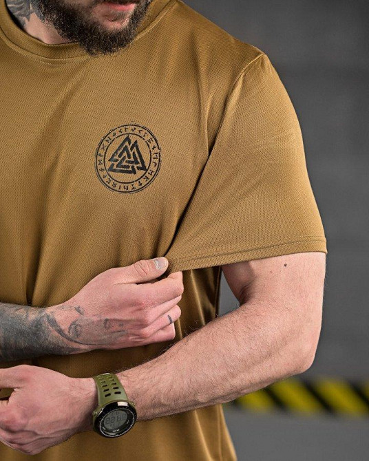 Тактическая потоотводящая футболка ODIN  ДЛ6584 Одесса - изображение 8