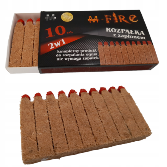 Палички для розпалу 2 в 1 10 шт GRILLI 777441 Код: 012693 Рівне