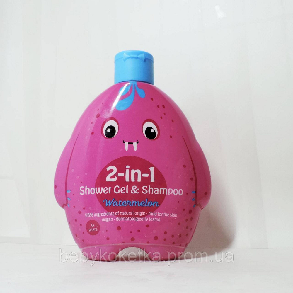 Дитячий шампунь та гель для душу 2 в1 Кавун 350 мл. Львів - фото 1