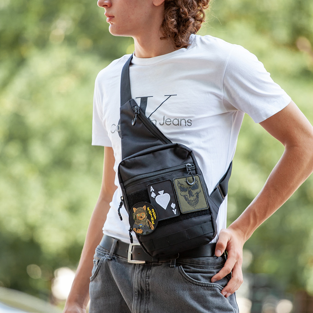 Тактические сумки для города, Тактические сумки через плечо мужские, Качественная сумка-кобура JW-76 Львов - изображение 11