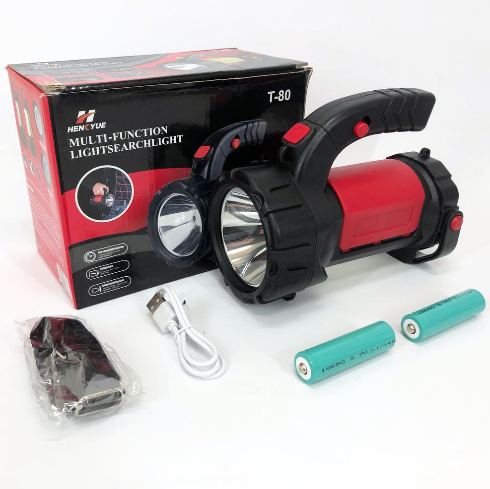 Ліхтар переносний з батареєю T80C-5W+COB, Ліхтар для кемпінгу акумуляторний Діодний кемпінговий LU-22 Львів - фото 5