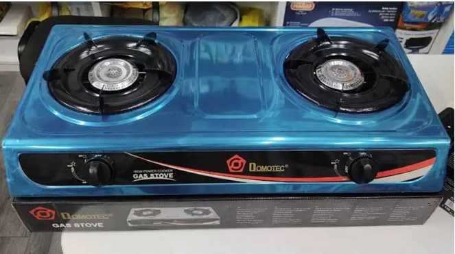 Плита газова Domotec MS-6606 2 конфорки нерж 2,2 кВт х 2 2800 Па 710х370х85 мм 00007603 Одеса - фото 7