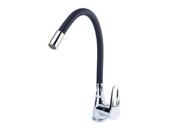 Змішувач HL Ø35 для кухні гусак силіконовий на гайці (9734120) ТМ AQUATICA Solmir Київ