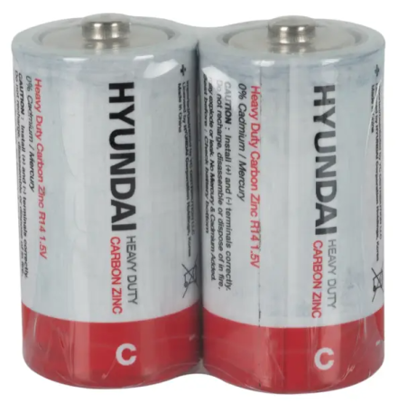 Батарейка міні бочка HYUNDAI D14 1.5В Shrink Heavy Duty 2 шт Рівне