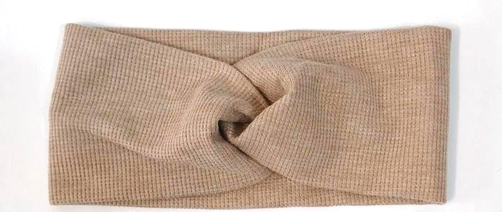 Повязка женская модная темно-бежевая Киев - изображение 1