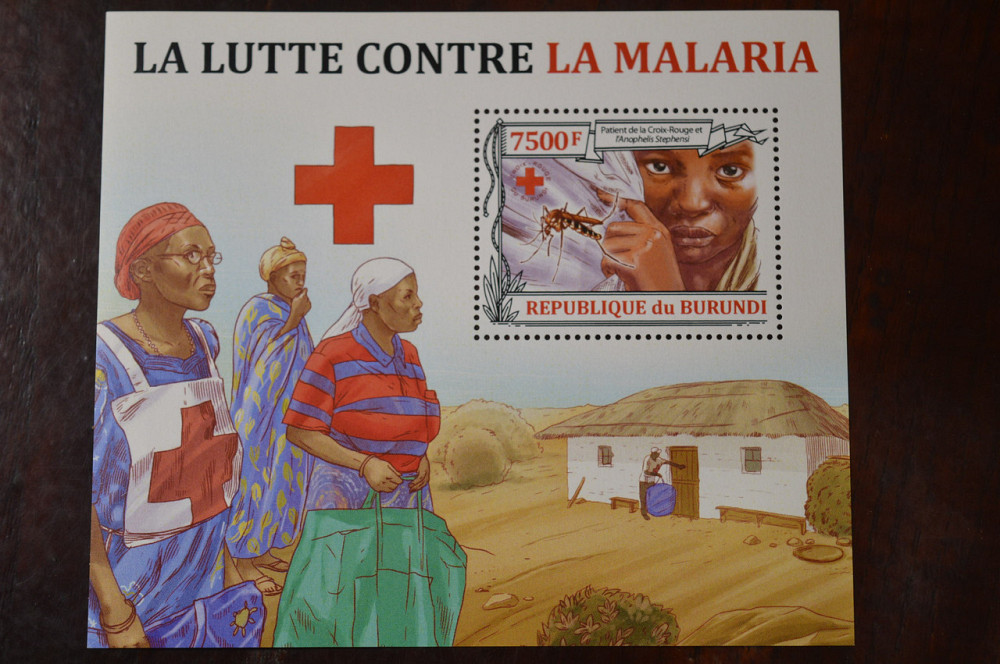 Бурунді. Марки. Блок. (А-39) Полтава - фото 1