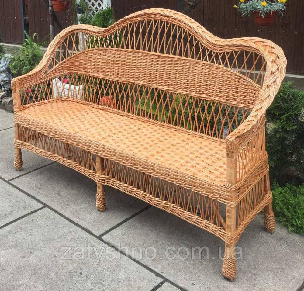 Диван плетеный большой 180 длиной Киев - изображение 3