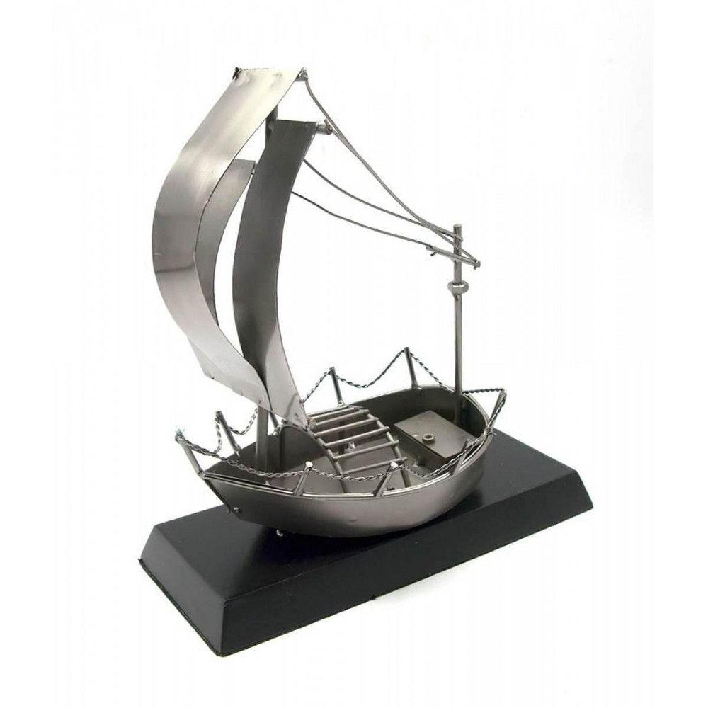 Сувенір з металу техно-арт Парусник Київ - фото 1