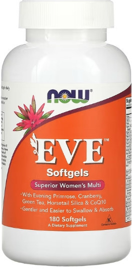 Вітаміни для жінок Now Foods EVE 180 softgels Київ - фото 1