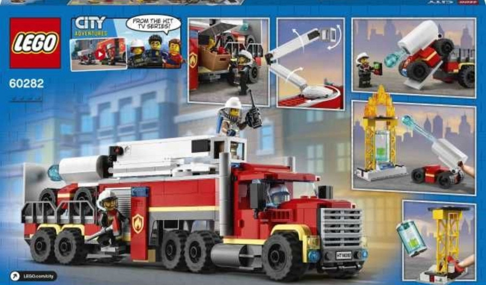 LEGO City Пожежний командний пункт 60282 Харків - фото 2
