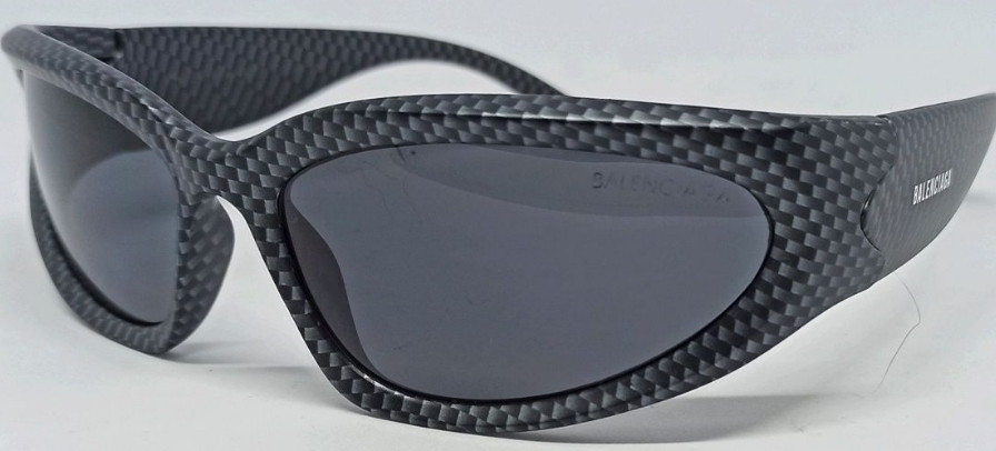 Брендові окуляри унісекс модні обтічні сірки чорні під змію. Київ - фото 8