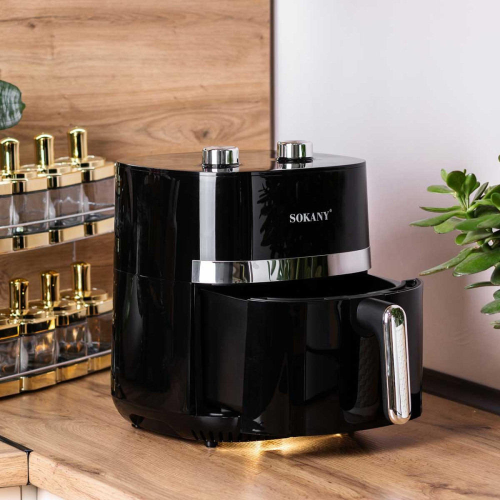 Аэрогриль SOKANY 6.5л, 1500 Вт, черный Киев - изображение 2