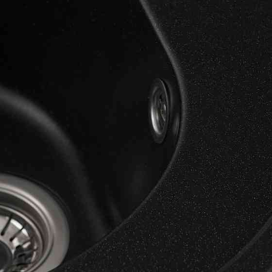 VALESO Гранітна мийка для кухні VALESO LUNA 510 матова Чорний металік Киев