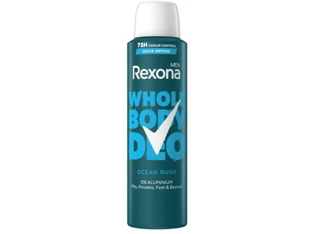 Дезодорант-антиперспирант 150мл для всего тела Men Свежесть океана ТМ REXONA Киев - изображение 1