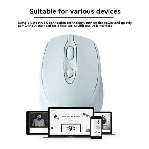 Xiaomi Акумуляторна бездротова мишка Xiaomi Sensitive Bluetooth Mouse 2.4G Dual-Mode Pink Коломия