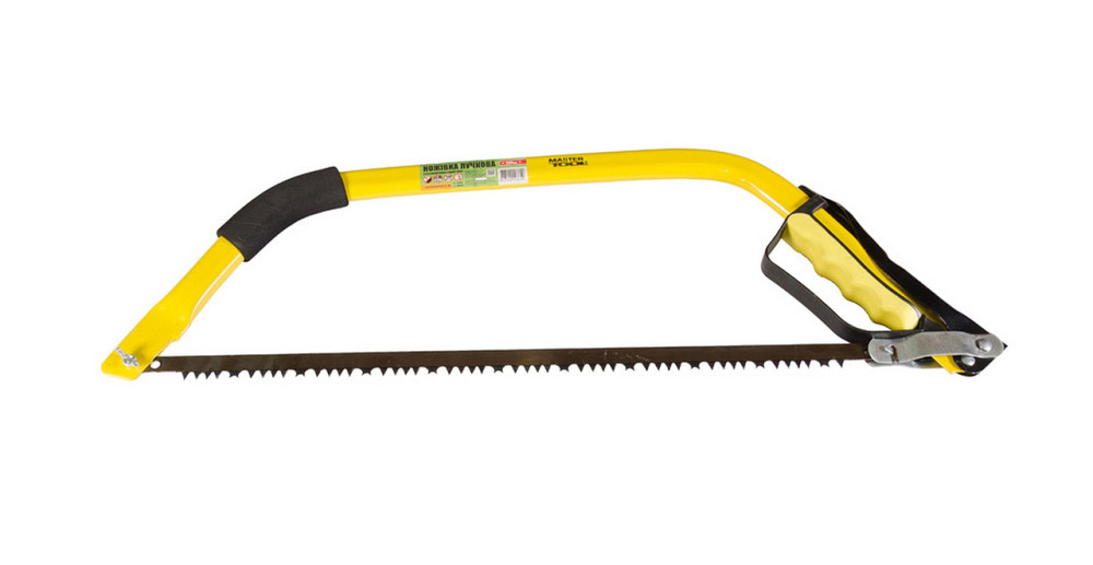 Пила лучкова 530 мм MASTERTOOL 4TPI з ергономічною ручкою 14-6913 Рівне - фото 1